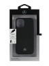 Чехол Mercedes Liquid Silicone Hard для iPhone 12 mini, серый космос