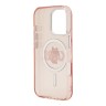 Karl Lagerfeld для iPhone 16 Pro чехол PC/TPU Sketch Choupette Pink (MagSafe)