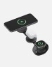 Energea Беспроводное СЗУ AluMag Trio, 3in1 Foldable Qi2 Aluminium Wireless MagSafe 22.5W Gunmetal