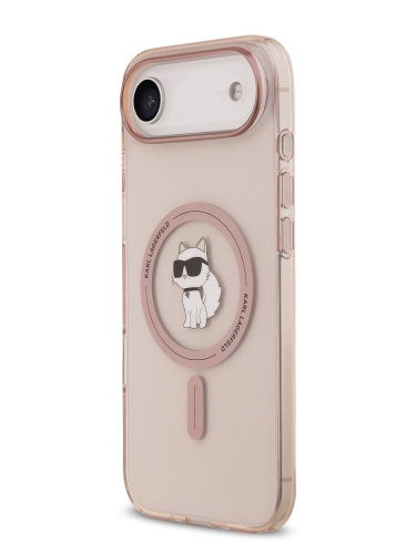 Karl Lagerfeld для iPhone Air чехол IML NFT Choupette Hard Pink (MagSafe)