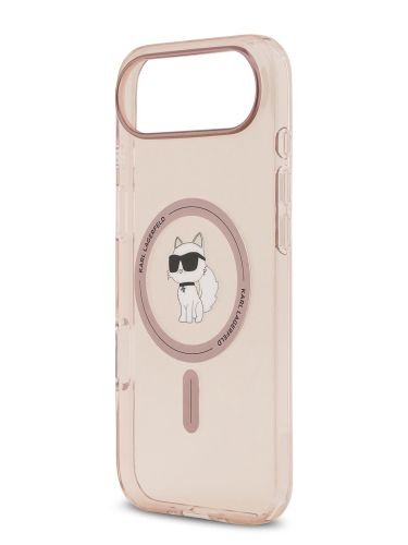 Karl Lagerfeld для iPhone Air чехол IML NFT Choupette Hard Pink (MagSafe)