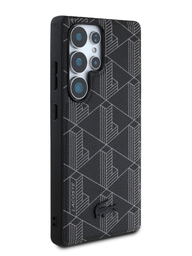 Lacoste для Galaxy S25 Ultra чехол PVC The Blend Hard Black (MagSafe)