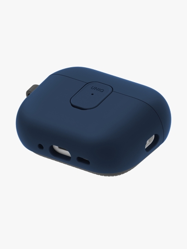 Uniq для Airpods Pro 3 чехол CLYDE Lock case Royal Blue/Flint Grey