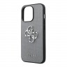 Чехол Guess PU Saffiano 4G Big metal logo Hard для iPhone 13 Pro, серый