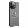 Чехол Guess PU Saffiano 4G Big metal logo Hard для iPhone 13 Pro, серый