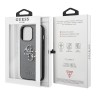 Чехол Guess PU Saffiano 4G Big metal logo Hard для iPhone 13 Pro, серый