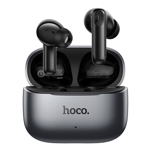 HOCO наушники TWS EQ27 Fun True wireless ANC+ENC smart AI translation (App) Midnight black