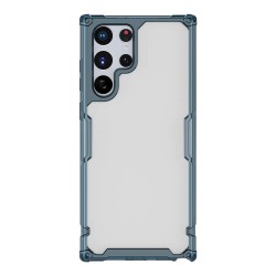 Чехол Nillkin Nature Pro для Galaxy S22 Ultra, синяя рамка