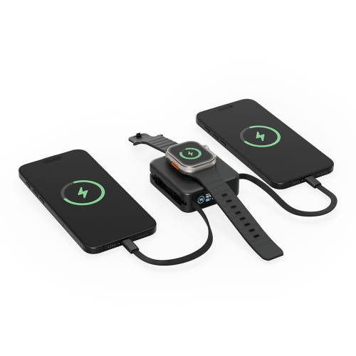 Energea АКБ MagPac MINI Plus (ССС), 10000W Magnetic wireless 15W +С 20W +2C cables and Display Black