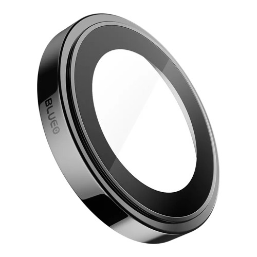 BLUEO Camera Lens PVD stainless steel для камеры iPhone 14 Pro | 14 Pro Max, Black (3 шт +installer)