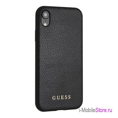 Чехол Guess Iridescent Hard для iPhone XR, черный