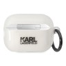 Чехол Lagerfeld TPU with ring NFT Karl для Airpods Pro 2, прозрачный