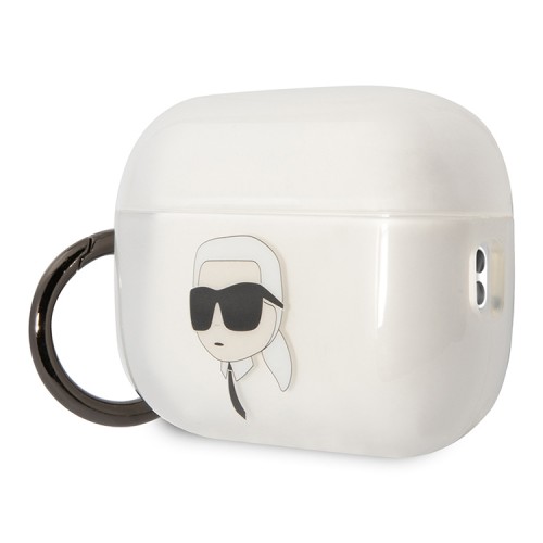 Чехол Lagerfeld TPU with ring NFT Karl для Airpods Pro 2, прозрачный