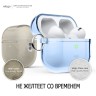 Чехол Elago Clear Hang case для AirPods Pro 2, Aqua Blue