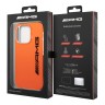 Чехол AMG PC/TPE для iPhone 14 Pro, оранжевый/черный