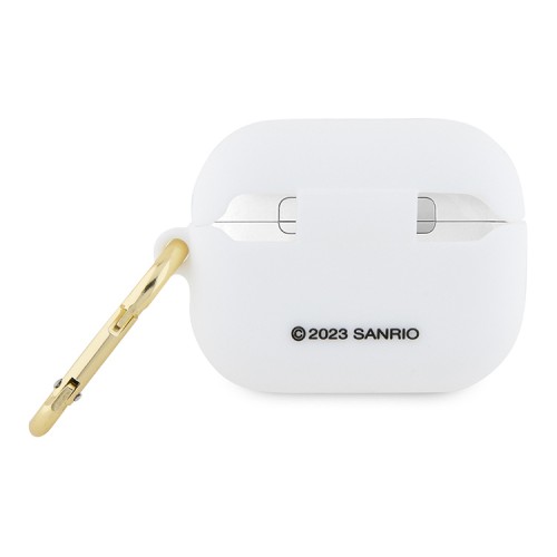 Hello Kitty для Airpods Pro чехол Liquid silicone 3D Rubber Kitty Head White