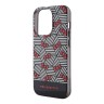 Hello Kitty для iPhone 15 Pro Max чехол PC/TPU Bows and Stripes Hard Black