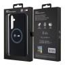 BMW для Galaxy S24+ чехол M-Collection Liquid silicone Laser Ring Hard Black (MagSafe)