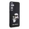 Karl Lagerfeld для Galaxy S24+ чехол 3D Rubber NFT Karl & Choupette Hard Black