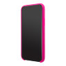 Чехол Karl Lagerfeld Liquid silicone Ikonik outlines Hard для iPhone 11, розовый/черный