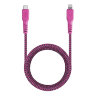 Кабель EnergEA FibraTough MFi Lightning/USB-Type-C (1.5 м), розовый