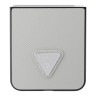 Guess для Galaxy Z Flip 6 чехол PU Grained leather Triangle metal logo Beige