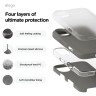Elago для iPhone 16 чехол Soft silicone (Liquid) Medium Grey