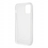 Чехол Mercedes Transparent line Embossed 1 Hard для iPhone 12 mini, прозрачный