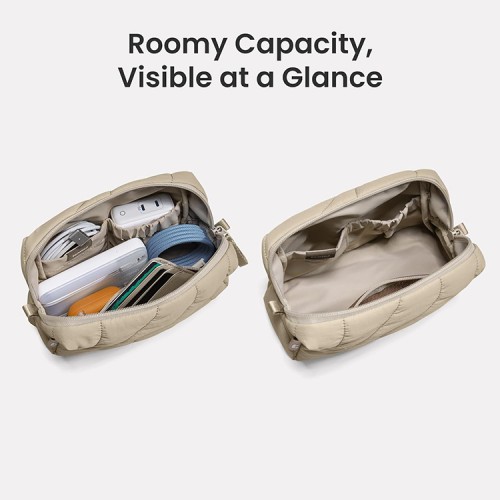 Tomtoc Laptop сумка для аксессуаров Terra-A27 Accessory Pouch 2L Natural Sand