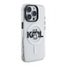 Karl Lagerfeld для iPhone 16 Pro чехол PC/TPU Sketch Choupette Transparent (MagSafe)