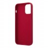 Чехол BMW M-Collection Liquid Silicone для iPhone 12 mini, красный