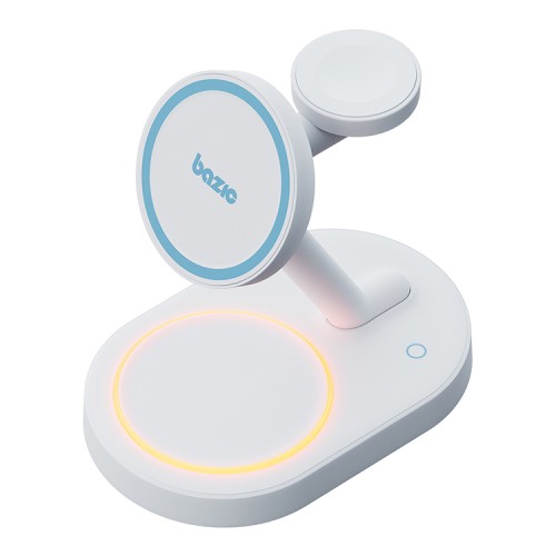 Energea Беспроводное СЗУ Bazic GoMag Station 2, 3-in-1 (with Apple watch charger) Qi2 22.5W White