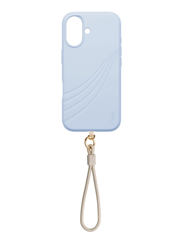 Uniq для iPhone 17 чехол COEHL Strap series Serina Dewdrop Blue (MagSafe)