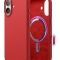 Elago для iPhone 17 чехол Magnetic Silicone Red (MagSafe)
