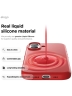 Elago для iPhone 17 чехол Magnetic Silicone Red (MagSafe)