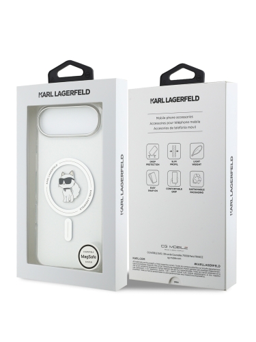 Karl Lagerfeld для iPhone Air чехол IML NFT Choupette Hard Transparent (MagSafe)