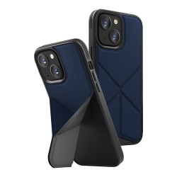 Чехол подставка Uniq Transforma MagSafe для iPhone 13, синий