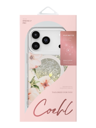 Uniq для iPhone 17 Pro чехол COEHL Waterfall Fleurette Spring Blossom (MagSafe)