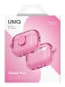 Uniq для Airpods Pro 3 чехол Glase PRO TPU Lock case Candy Pink