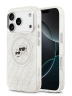 Karl Lagerfeld для iPhone 17 Pro Max чехол IML NFT Karl&Choup Head on logo Metal Cam Hard Grey (MagSafe)