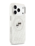 Karl Lagerfeld для iPhone 17 Pro Max чехол IML NFT Karl&Choup Head on logo Metal Cam Hard Grey (MagSafe)
