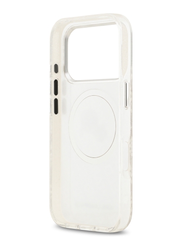 Karl Lagerfeld для iPhone 17 Pro Max чехол IML NFT Karl&Choup Head on logo Metal Cam Hard Grey (MagSafe)