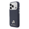Karl Lagerfeld для iPhone 17 Pro Max чехол PU Saffiano FW NFT Karl&Choupette metal&Cam Blue (MagSafe)