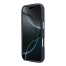 Karl Lagerfeld для iPhone 17 Pro Max чехол PU Saffiano FW NFT Karl&Choupette metal&Cam Blue (MagSafe)