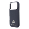 Karl Lagerfeld для iPhone 17 Pro Max чехол PU Saffiano FW NFT Karl&Choupette metal&Cam Blue (MagSafe)