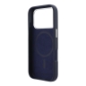 Karl Lagerfeld для iPhone 17 Pro Max чехол PU Saffiano FW NFT Karl&Choupette metal&Cam Blue (MagSafe)