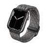 Ремешок Uniq ASPEN Design Strap Braided для Apple Watch 49-46-45-44 мм, серый (Pebble grey)