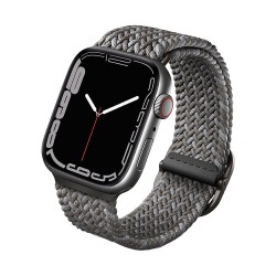 Ремешок Uniq ASPEN Design Strap Braided для Apple Watch All 42-44-45 мм, серый