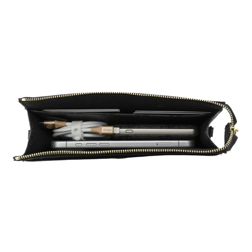 Guess для смартфонов сумка Phone Clutch Bag PU 4G Big metal logo with Strap Black