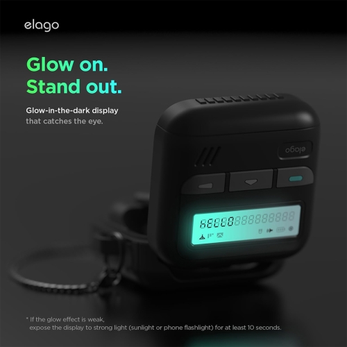 Elago для Galaxy Buds 4/4 Pro чехол Unique Pager Hang case Black